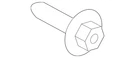 Genuine Ford Mirror Assembly Screw W705968-S439. Fixed Price $16.70.