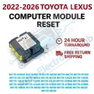 2023 2026 Toyota Lexus 89170-16270 Control Module Reset Service Mail-in. Fixed Price $69.99.