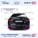 Genuine 86661B1000 + 86662B1000 Tail Trim Lh & Rh Set For Genesis, G80 15-20. Fixed Price $136.24.