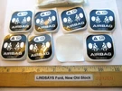 8 Pcs Ford 2000/2010 Taurus "decal" Warning Sticker, XF3Z-14B217-AA. Fixed Price $15.95.