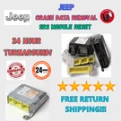 Jeep Grand Cherokee Srs Restraint Module Crash Data Removal Reset Repair Service. Fixed Price $38.99.