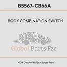 Nissan Oem Body Combination Switch B5567CB66A B5567-CB66A. Fixed Price $74.42.
