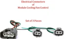 Set 3 Pcs Connectors Of Module Cooling Fan Control Fit: Lancer Outlander Mazda 6. Fixed Price $18.00.