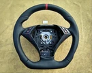 03-06 Bmw E60 E61 New Nappa Leather Ergonomic Inlays Flat Bottom Thick&heavy Red. Fixed Price $299.00.