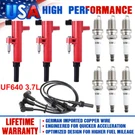 Ignition Coil & Spark Plug Wire For Jeep Liberty Dodge Dakota Ram 3.7L UF640. Fixed Price $79.89.