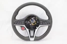 Alfa Romeo Giulia Quadrifoglio Black Leather Steering Wheel Oem 17-24. Fixed Price $161.50.