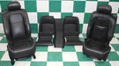 11' Jaguar Xk Convertible Black Leather Heat Cool Front Power Buckets Rear Seats. Fixed Price $1394.59.