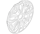 Genuine Ford Wheel Cover CK4Z-1130-D. Fixed Price $254.98.