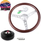 15" 380MM Wood Steering Wheel + Hub Adapter 161H Ford F150 F250 Ranger 92-97. Fixed Price $99.99.