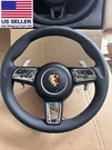 Porsche 911 991 Carrera 718 Cayman Boxster Cayenne Macan Leather Steering Wheel. Fixed Price $620.00.