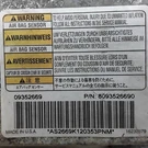 98 99 00 01 02 Isuzu Trooper Srs Control Module Oem 8093526690. Fixed Price $34.39.