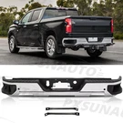 For Chevy Silverado Gmc Sierra 1500 2019-2024 Chrome Rear Bumper W/dual W/sensor. Fixed Price $258.99.