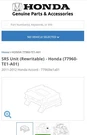 2011-12 Honda Accord Coupe Control Module. 77960TE1A010M1. Fixed Price $249.99.