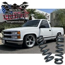 1988-1998 C1500 Ck Obs Silverado Sierra 2" Lowering Springs Drop Coils V8. Fixed Price $290.00.