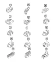 Genuine Mopar Electrical Connector 68235875AA. Fixed Price $147.34.