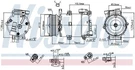 Nissens 890788 Compressor, Air Conditioning Ford. Fixed Price $343.81.