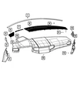 Genuine Mopar Instrument Panel 7HM381A6AA. Fixed Price $2355.55.