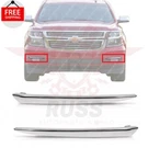 New Front Bumper Trim Left & Right 2PCS Fits 2015-2020 Chevrolet Suburban Tahoe. Fixed Price $34.95.