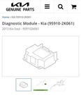 2013 Kia Soul Srs Module. 95910-2K061. 959102K061. Tested. Fixed Price $199.99.