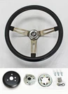 1967 1968 Buick Riviera Skylark Gs Stainless Spokes Black Steering Wheel 15". Fixed Price $188.89.