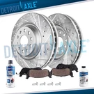 Front Drilled Rotors Ceramic Brake Pads For Audi A3 Quattro S3 Volkswagen Golf. Fixed Price $149.26.