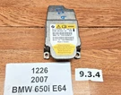 Oem Bmw E64 650I Convertible Srs Safety Airbag Control Module Unit. Fixed Price $99.95.