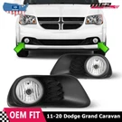 2011-2020 Fog Lights Clear Lens For Dodge Grand Caravan Lamp Wiring+switch Pair. Fixed Price $44.99.