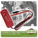 Car Battery & Alternator Tester For Seat Arosa 12V Dc Voltage Check. Fixed Price $40.90.