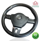 2009 - 2012 Volkswagen Cc Steering Wheel Black Leather Audio Control Switch Oem. Fixed Price $164.28.