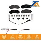 Rear Semi-metallic Brake Pads & Wear Sensor Kit 2020 Ford TRANSIT-350 Hd Awd. Fixed Price $72.21.