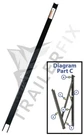 Lippert 383152 Solera 69" Awning Arm Inner Drive Replacement Lci Rv Black. Fixed Price $119.95.