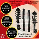 Monroe Oem Front Struts & Rear Shocks For 2013-2017 Kia Sorento Hyundai Santa Fe. Fixed Price $445.27.