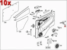 Genuine Mercedes Hexalobular Bolt 10PCS 000000003251. Fixed Price $12.48.