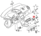 Genuine Vw Golf Plus Tiguan 5M1 5N1 Light Black 5M0919234B1QB. Fixed Price $10.67.