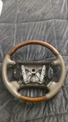 1997-2003 Jaguar Beige Leather Wood Steering Wheel X100 Xlr XK8 Xjr W/ Switches. Fixed Price $105.00.