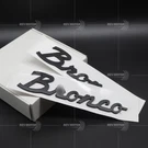2PCS Matte Black Tailgate Fender Classic Emblem Horse Badge For 2021-2024 Bronco. Fixed Price $18.99.