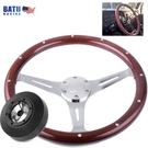 92-97 Ford F150/F250/RANGER 15IN Wood Steering WHEEL+161H Short Hub Adapter. Fixed Price $109.99.