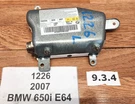 Oem Bmw E63 E64 645CI 650I Front Left Driver Side Door Srs. Fixed Price $59.95.