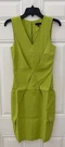 Nwt Universal Standard Vibrant Green Chartruse Midi Raven Fitted Dress 4XS (xs). Fixed Price $35.00.