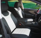 White Leatherette Seat Cushion Covers Compatible For Kia Vehicles. Fixed Price $55.00.