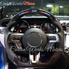 Led Rpm Carbon Fiber Steering Wheel Ford Mustang Shelby GT350 350R 2015-2017. Fixed Price $459.90.