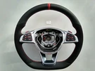 15-19 Oem Mercedes Cls Gle Gla Gls New Nappa/alcantara Red Amg/sport Flat Bot. Fixed Price $349.00.