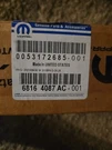68164087AC - Module Occupant Restraint Chrysler. Fixed Price $175.00.