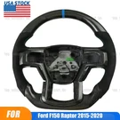 Steering Wheel Blue Stripe Ford F150 Raptor 2015- 2020 Carbon Fiber W/heated. Fixed Price $381.99.