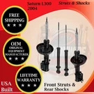 Monroe Oem Front & Rear Shocks For 2004 Saturn L300 9 Yr Warranty. Fixed Price $201.98.