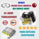 Infiniti QX60 Srs Restraint Module Crash Data Removal Reset Repair Service. Fixed Price $49.99.