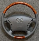 Toyota Land Cruiser 100 Series Lexus LX470 Steering Wheel Wood Grain Perforated. Fixed Price $299.00.