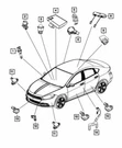 Genuine Mopar 2013-2023 Jeep Cherokee Front Acceleration Sensor 56038923AA. Fixed Price $95.39.