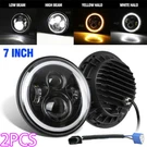 Fit Porsche 911 912 914 924 928 944 Pair 7" Led Headlights Hi/lo Beam Round. Fixed Price $76.99.