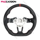 Full Leather Sport Steering Wheel Red Stitch Fit For Mazda MX-5 Miata 2016-2026. Fixed Price $299.00.